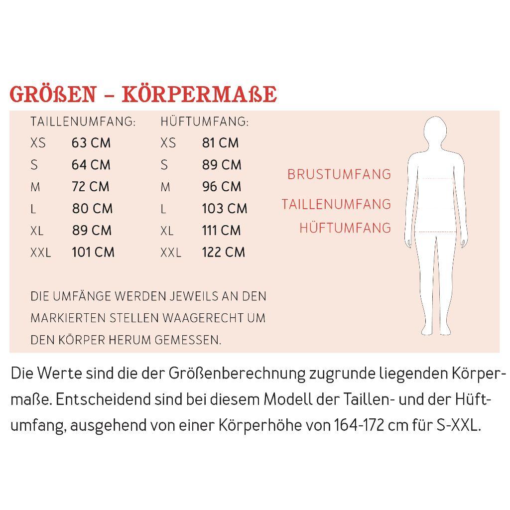 Papierschnittmuster Hose Culotte Frau Ilse XS-XXL